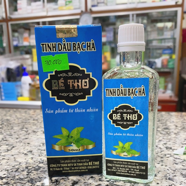 Tinh dầu bạc hà Bé Thơ 50ml