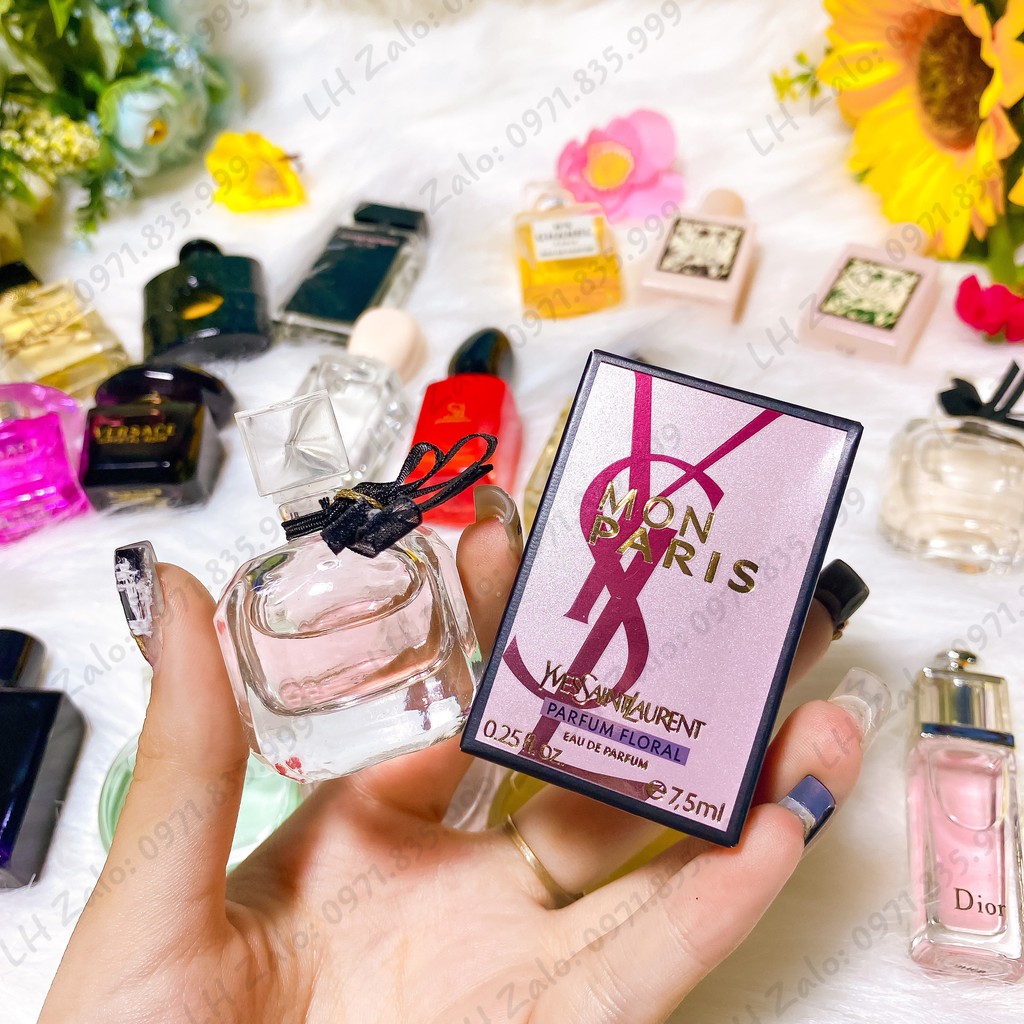 [Chính Hãng] Nước Hoa Nữ Mini YSL Mon Paris 7,5ml hàng chính hãng