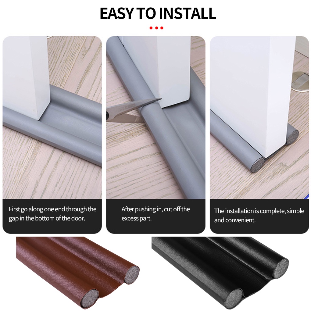 Under Door Stopper Home Dorm Bedroom Sound Proof Noise Reduction Door EVA Draft Stopper