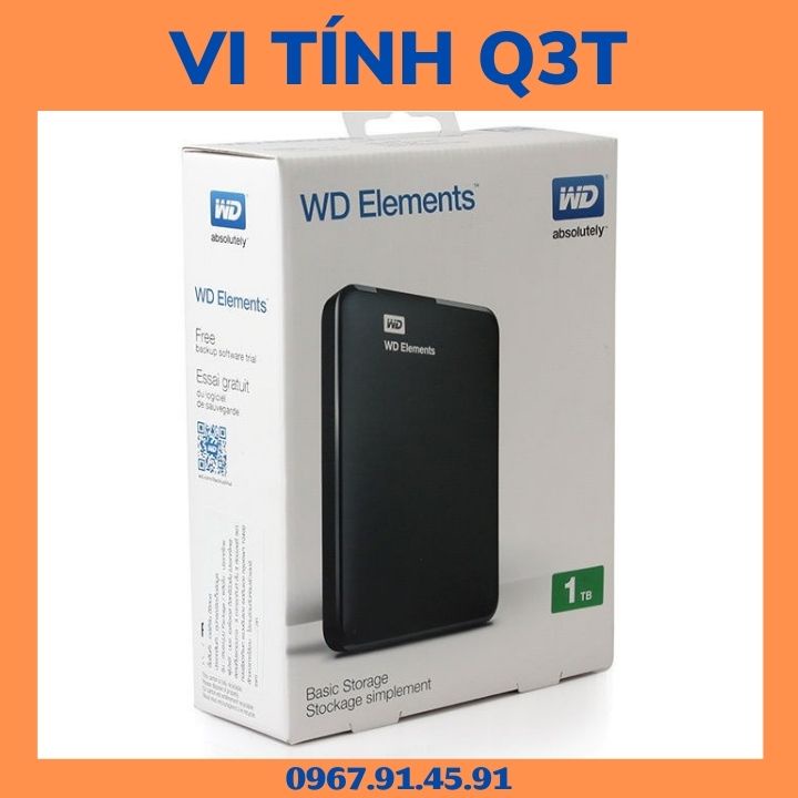 Ổ cứng di động WD 1Tb . HDD di động 1Tb .Bảo Hành 1 Năm