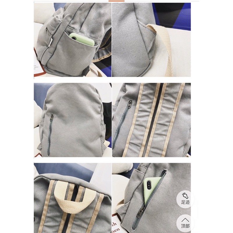 Balo bố ulzzang vintage mẫu mới cực xinh, balo đi học