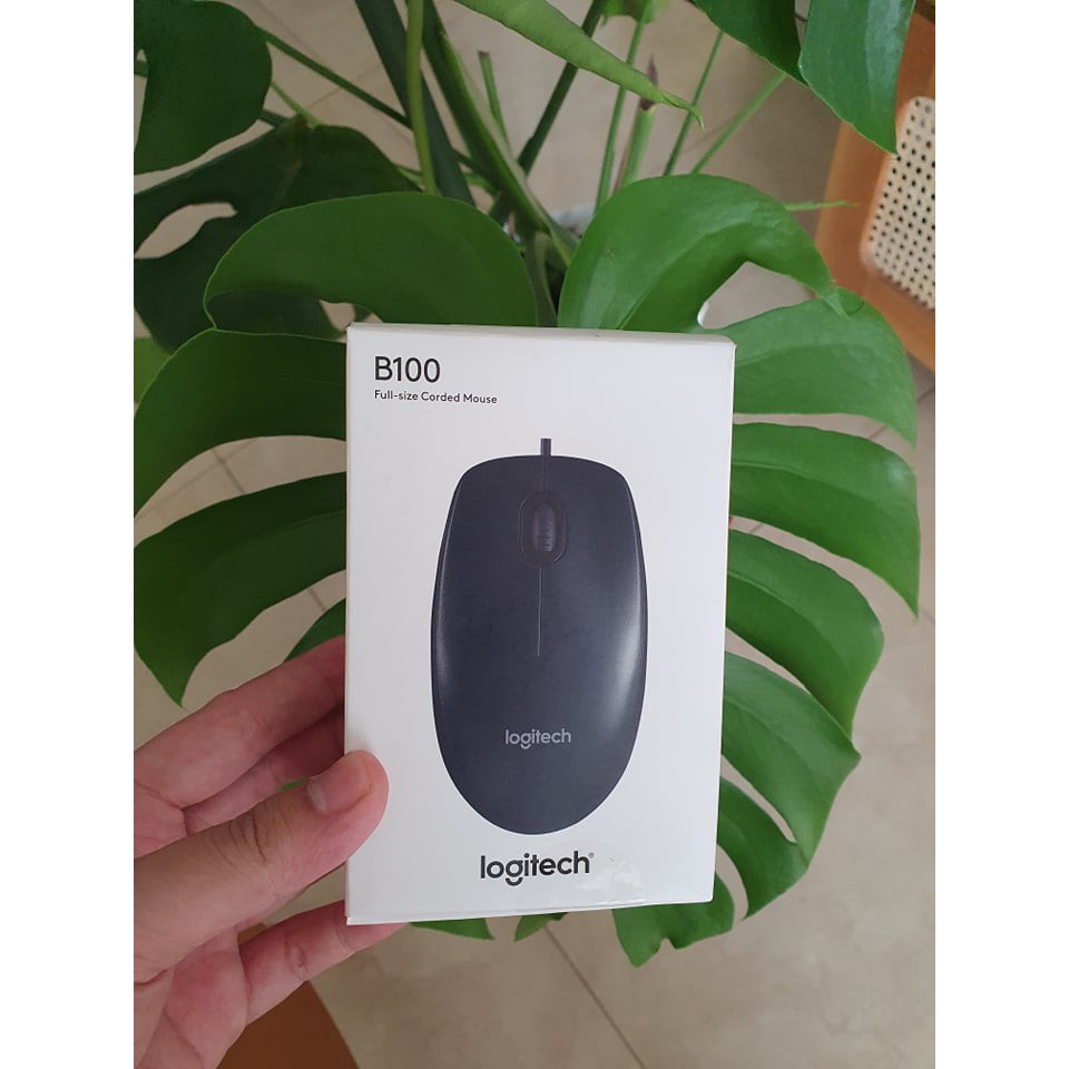 Chuột Logitech B100, hàng chính hãng, mới 100%.