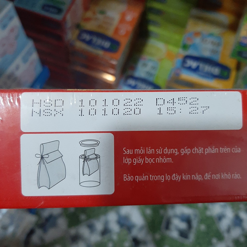 BỘT ĂN DẶM RIDIELAC GOLD BÒ RAU CỦ - HỘP GIẤY 200G[HSD10/10/2022]