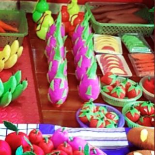 Combo - đồ dùng mầm non- đồ chơi vải nỉ