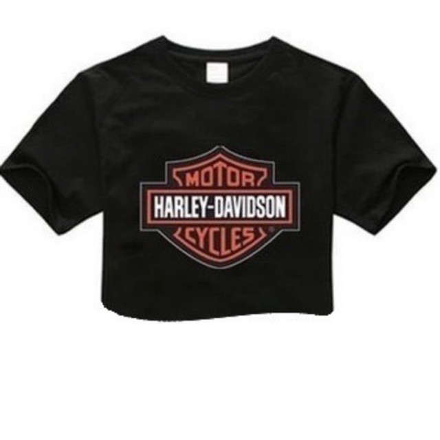 Áo croptop MOTOR HARLEY-DAVISON COMPANY áo croptop dáng lửng phong cách hiphop  siêu hot dưới 55kg  ྇