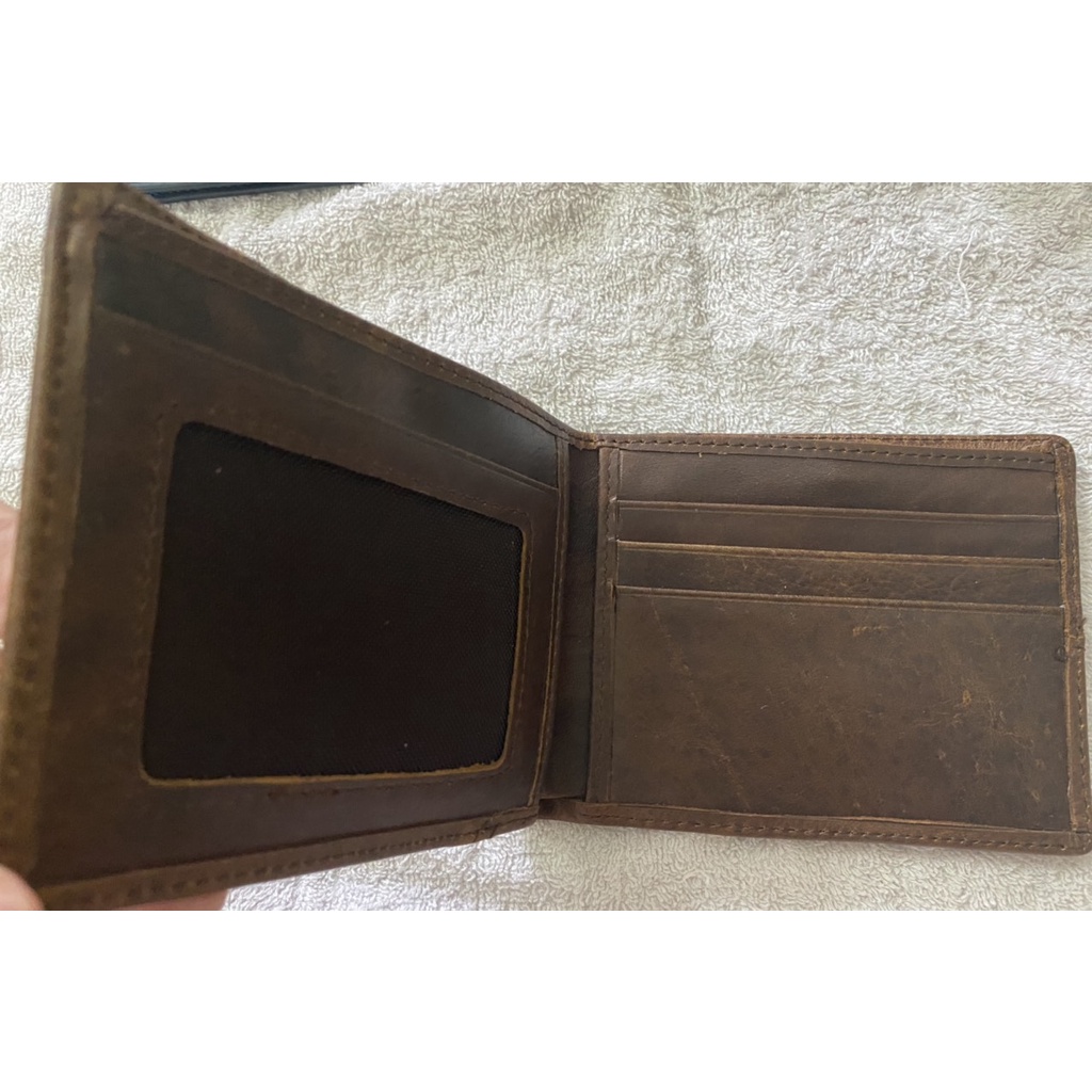 Ví nam da bò thật, bảo hành 1 năm, hoàn nếu phát hiện hàng không phải da thật