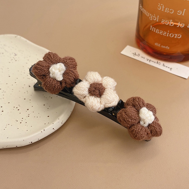 Kẹp Tóc Bằng Len Thiết Kế Mới Thời Trang Theo Phong Cách Retro 2022