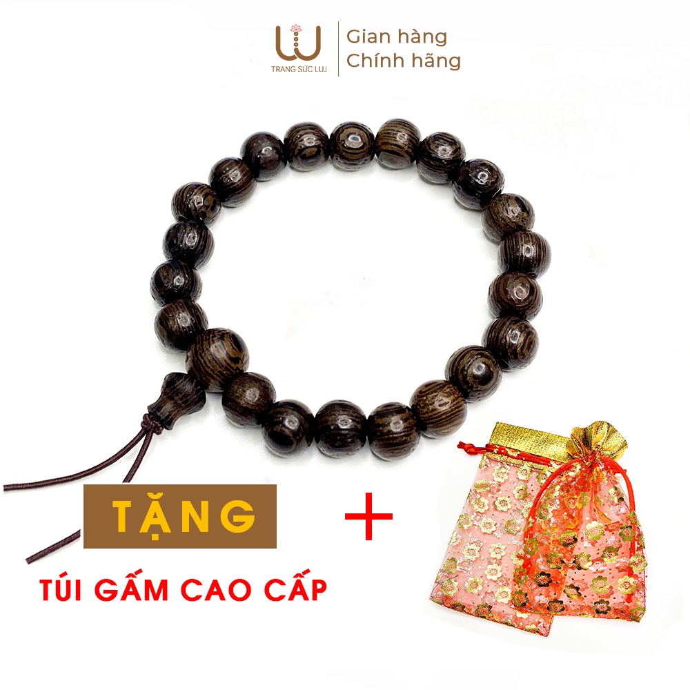 Vòng Tay Trầm Hương, Vòng Tay Phong Thủy May Mắn, Tài Lộc 100% Gỗ Tự Nhiên
