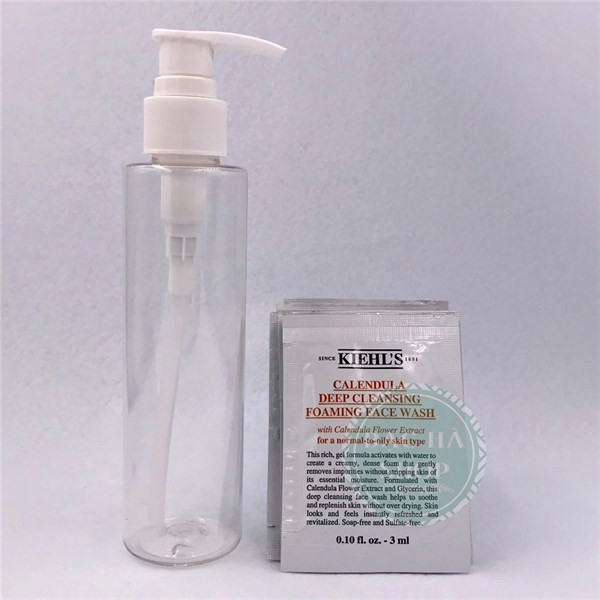 Kiehl's / Kiehls Combo Sample Sữa Rửa Mặt Hoa Cúc Calendula Deep Cleansing Foaming Face Wash 60ml (3ml x 20 gói)