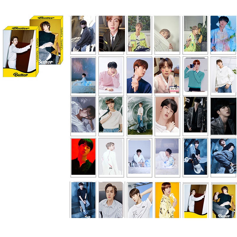 Set 30 Tấm Ảnh Lomo Card Jungkook V Jimin Nhóm Bts Thẻ