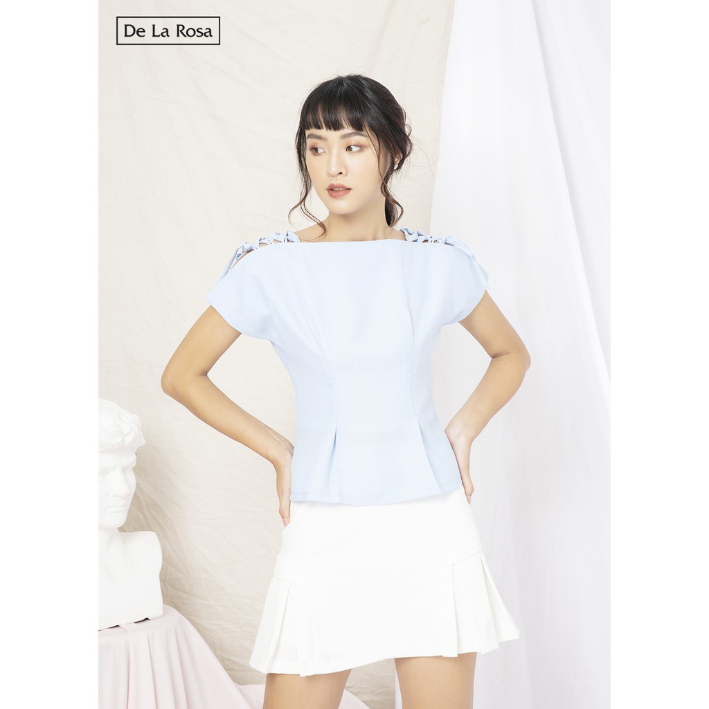 Chân váy trắng thiết kế rã túi xếp ly - De La Rosa | BigBuy360 - bigbuy360.vn