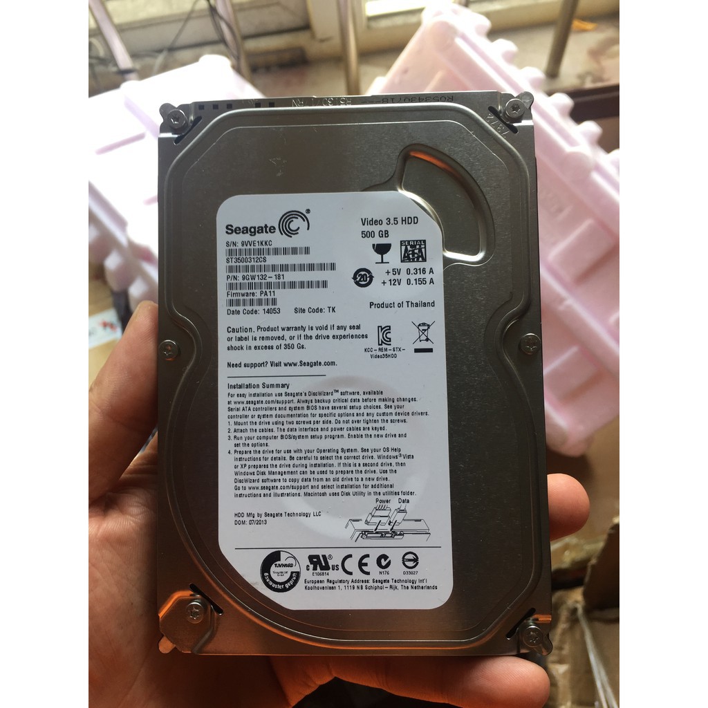 [Kho phụ kiện] ổ cứng hdd seagate, Ổ cứng Western 500GB sata pc