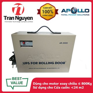 👌Chính Hãng APOLLO👌 Bộ lưu điện cửa cuốn APOLLO APL2000 2000VA (Công Nghệ Đài Loan)