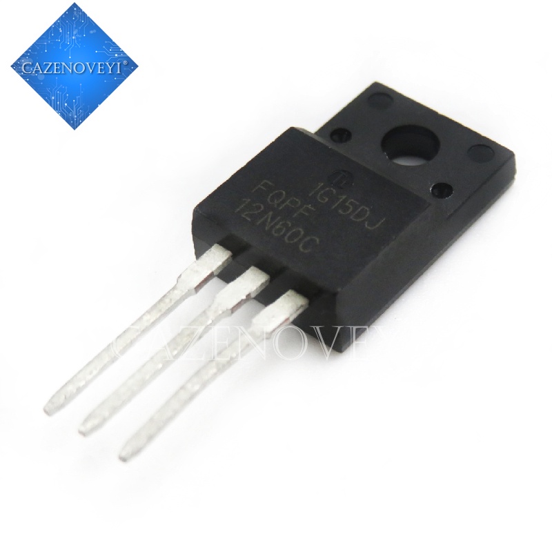 Set 10 linh kiện điện tử FQPF12N60C 12N60C 12N60 TO-220F