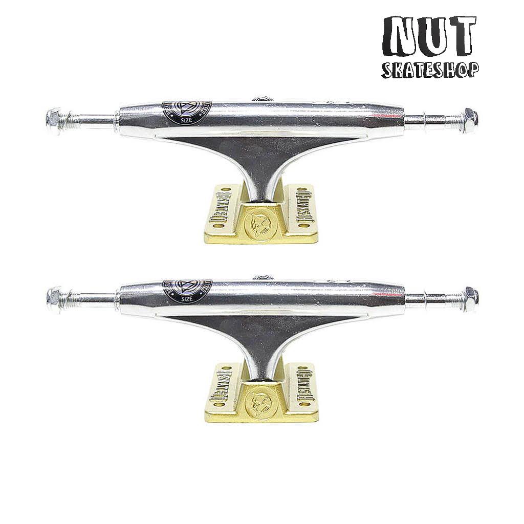 Trục ván trượt Skateboard chuyên nghiệp Châu Âu- BDSKATECO POLISHED/GOLD LIGHT TRUCKS 5.25