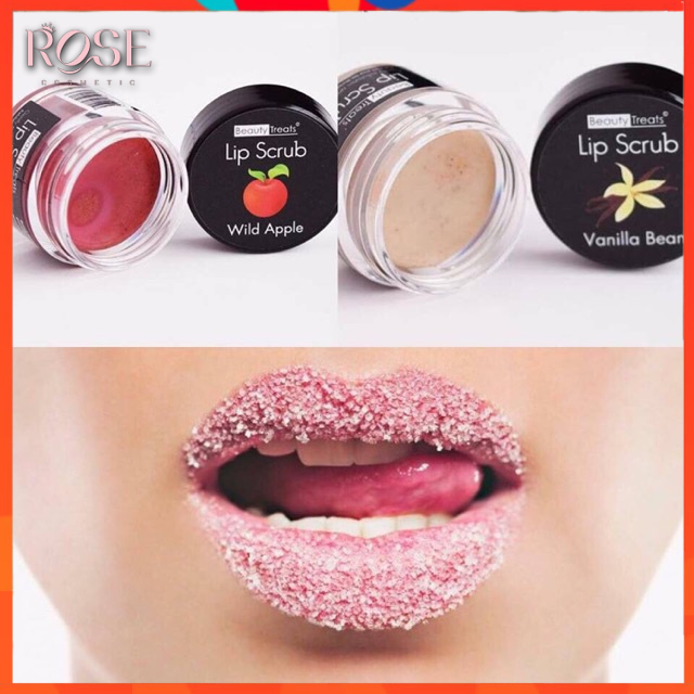 Tẩy Tế Bào Da Chết Cho Môi Beauty Treats Lip Scrub ⚡⚡Mỹ Giúp Môi Mềm Mại Hồng Hào Căng Mọng Siêu Hot