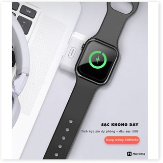 PIN SẠC DỰ PHÒNG MINI CHO ĐỒNG HỒ APPLE WATCH😊😊 THẾ HỆ MỚI-TTHome