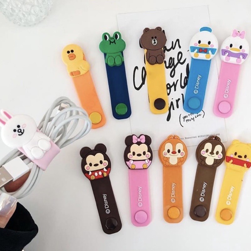 Dây quấn cáp sạc hình nhân vật hoạt hình Disney dễ thương [HÌNH THẬT] | BigBuy360 - bigbuy360.vn