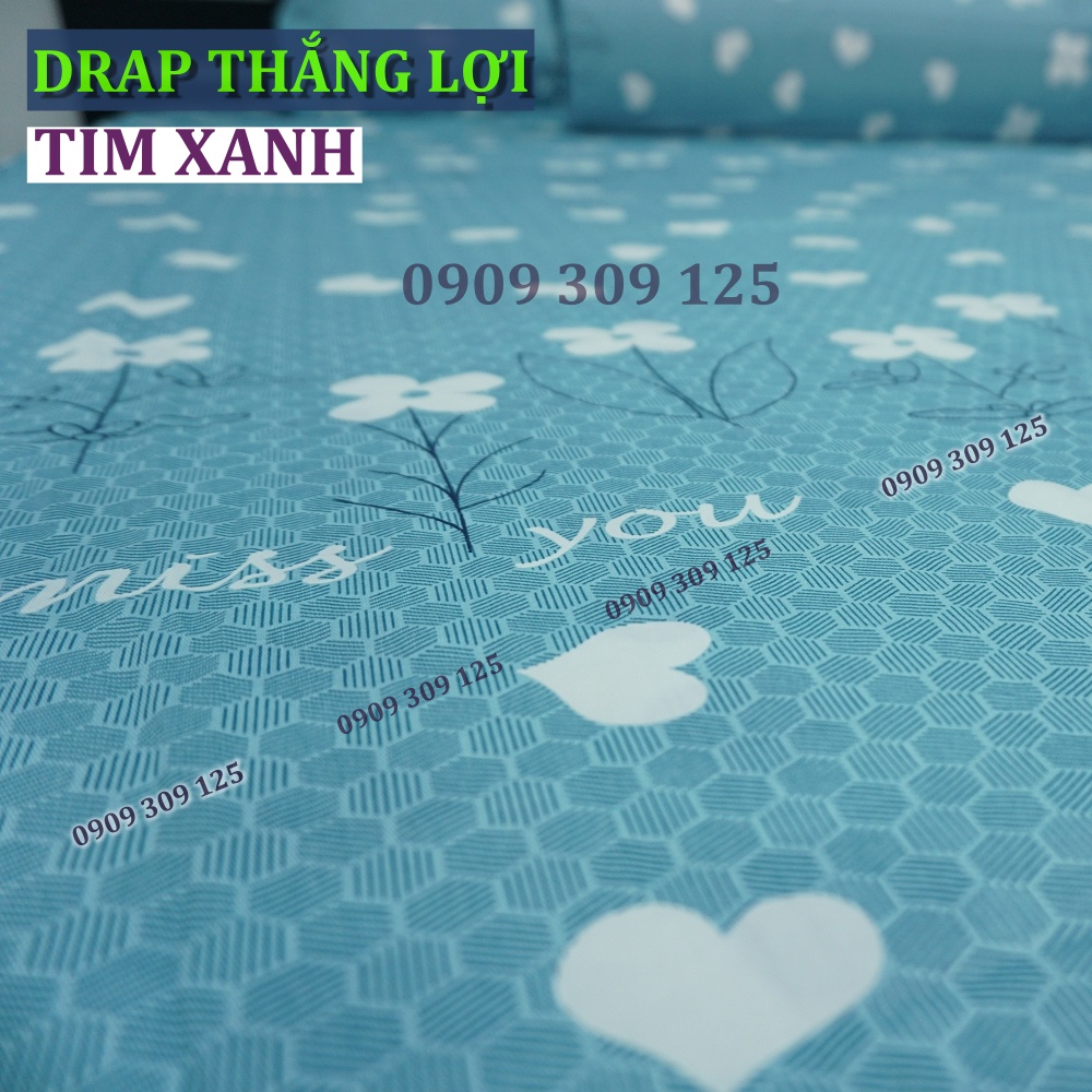 (ẢNH 2) Drap Thắng Lợi, ga trãi giường chính hãng in logo (4 món ) nhiều mẫu đẹp