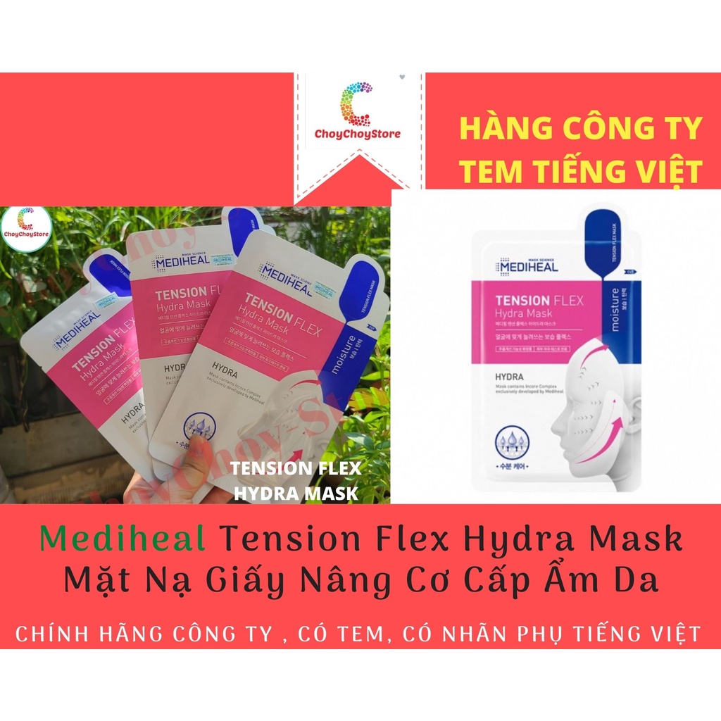 [PP MEDIHEAL VN] MEDIHEAL Tension Flex Hydra Mask Mặt Nạ Giấy Nâng Cơ Cấp Ẩm Da