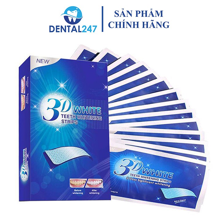 Set 28 miếng dán 3D Whitening trắng răng an toàn và chất lượng cao