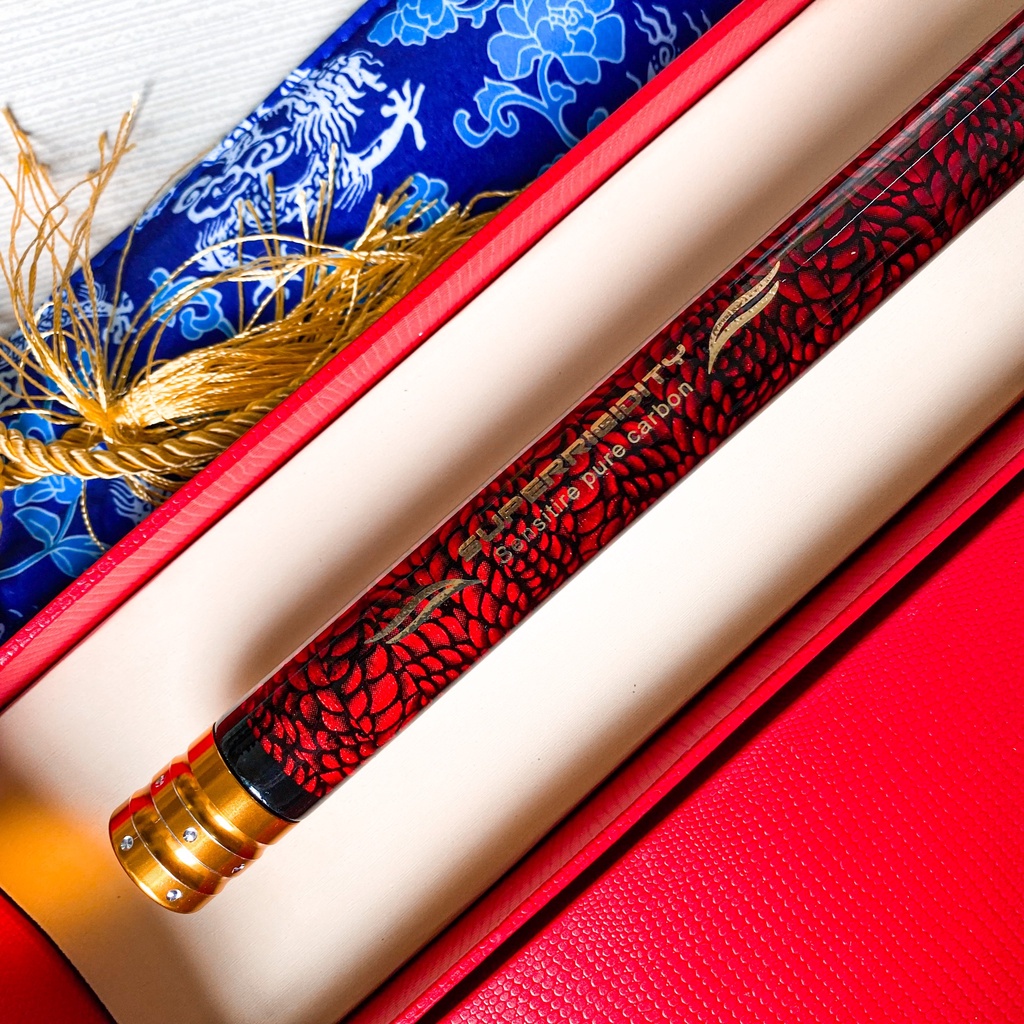 Cần Câu Đài Săn Hàng Ngoạ Hổ Tàng Long 12H-19i Cần Câu Tay Carbon Cao Cấp Tặng Kèm Ngọn Phụ