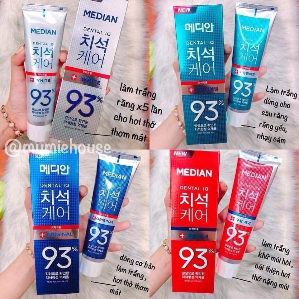 Kem đánh răng MEDIAN Dental IQ Toothpaste 93% - 120gr