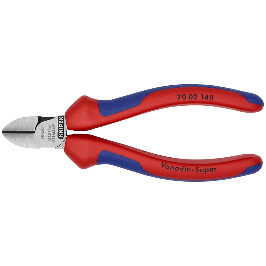 Kìm Cắt Mũi Thon Chiều Dài 140mm Knipex 70 01 140/ Tay Êm 70 02 140/ Mạ chrome 70 05 140 & Cách Điện 1000 Volt 70 06 140