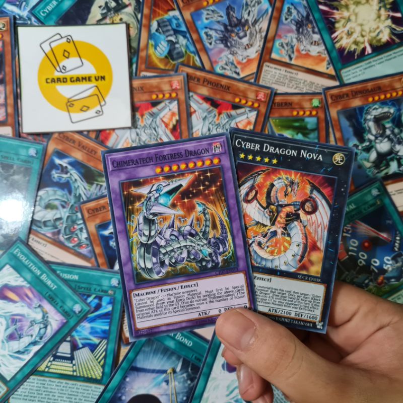 [BÀI IN] Bài YuGiOh - Hộp Thẻ Bài FullBox - Bộ 54 lá bài Cyber Dragon Ultimate Deck của Ryo Marufuji - Card Game VN