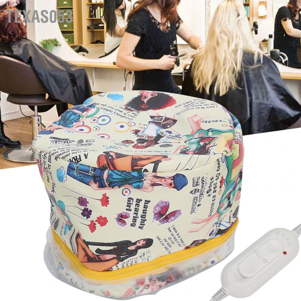 Hàng Sẵn Mũ ủ tóc nhiệt tại nhà mũ hấp tóc cao cấp 3 mức nhiệt Dụng Cụ Chăm Sóc Nuôi Dưỡng Có Thể Tháo Rời【Texas053】