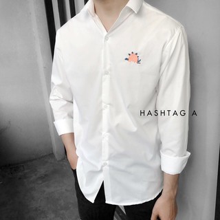 ÁO SƠ MI THÊU KHỦNG LONG