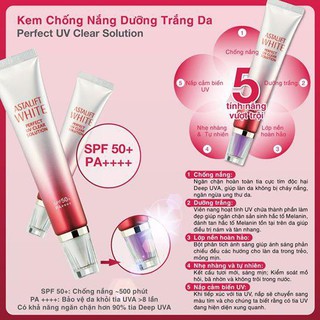 Kem chống nắng, dưỡng trắng da Astalift Perfect UV Clear Solution SPF50+/PA++++
