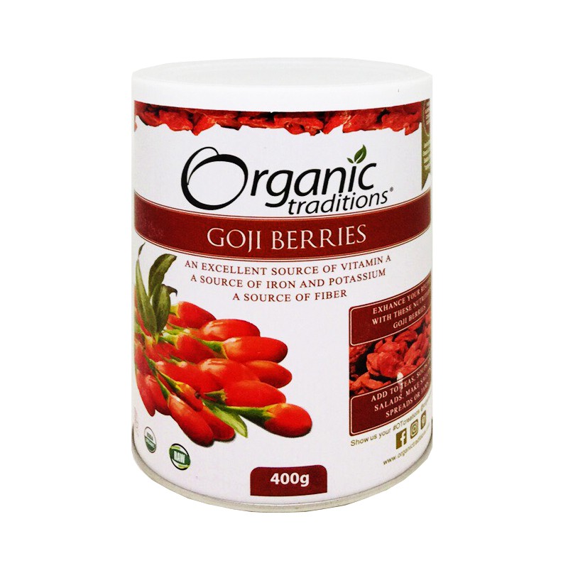 HẠT KỶ TỬ SẤY KHÔ ORGANIC MỸ LON 400g | BigBuy360 - bigbuy360.vn