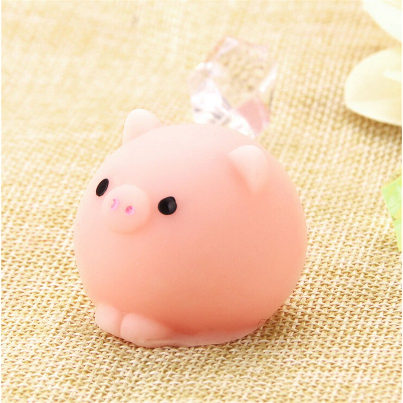 Mochi Cute Pig Ball Squishy Squeeze Healing Fun Toy Gift Relieve Anxiety Decor