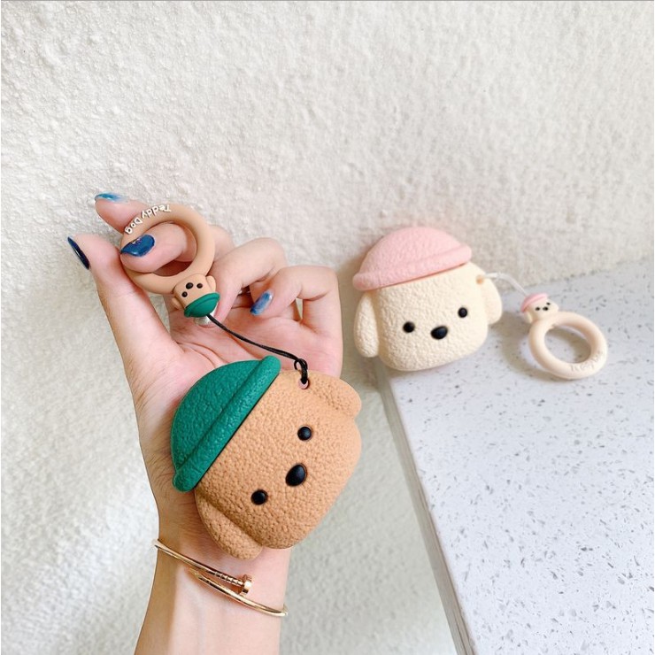 Vỏ bảo vệ bao đựng tai nghe TEDDY airpod 1/2 - Jerry Case