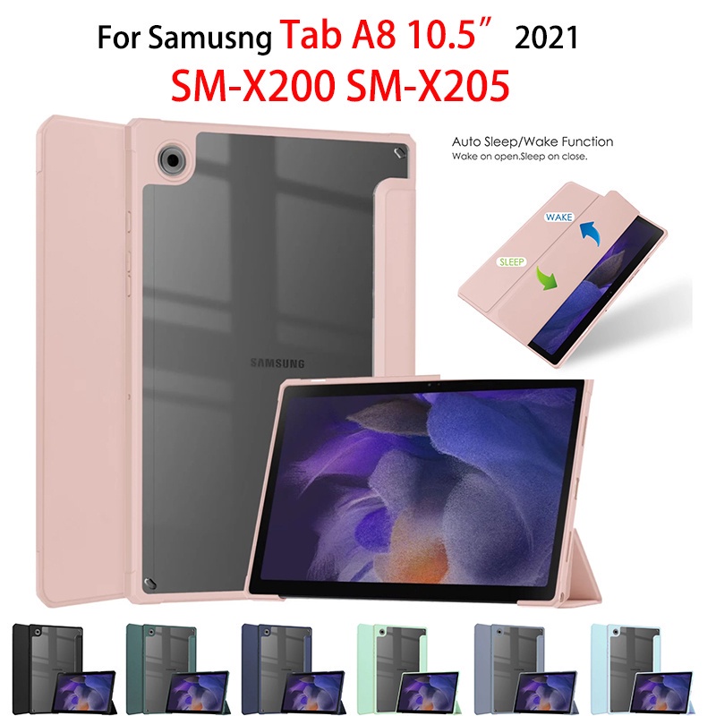 Ốp điện thoại trong suốt cho Samsung Galaxy Tab A8 10.5 inch 2021 SM-X205 SM-X200