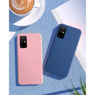 Ốp điện thoại silicon mềm màu kẹo chất lượng cao cho Samsung Galaxy A51 A71 A01 A21 S20 Ultra S20 Plus