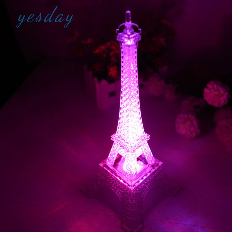 Mô Hình Tháp Eiffel Có Đèn Led Trang Trí Phòng Ngủ Cho Bé