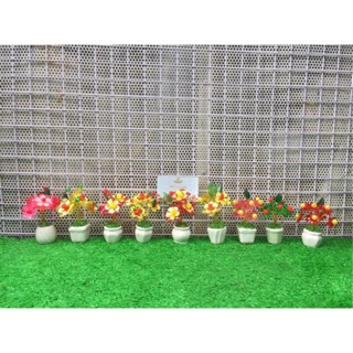 Chậu trang trí mini 10cm trang trí không gian nhỏ phk shop