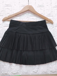 Bán sỉ chân váy xếp ly 2 tầng