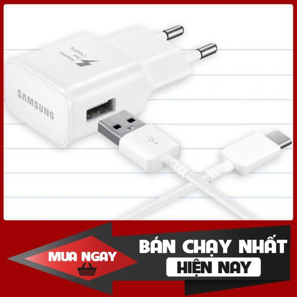 Free HOT Bộ sạc nhanh Fast Charge Samsung Galaxy Note 8+ (Usb Type c) QuickCharge 3.0 (Không Nhanh Hoàn tiền)