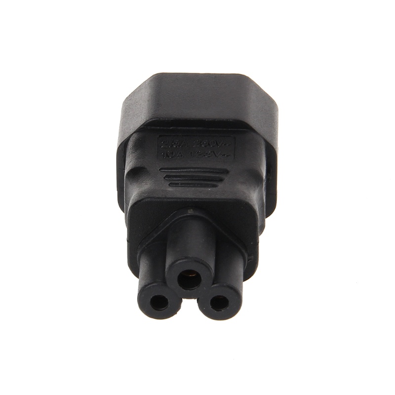 Phích Cắm Nguồn Chuyển Đổi 3 Chấu Từ Đầu Cắm IEC 320 C14 Sang Ổ Cắm C5 3-Pin