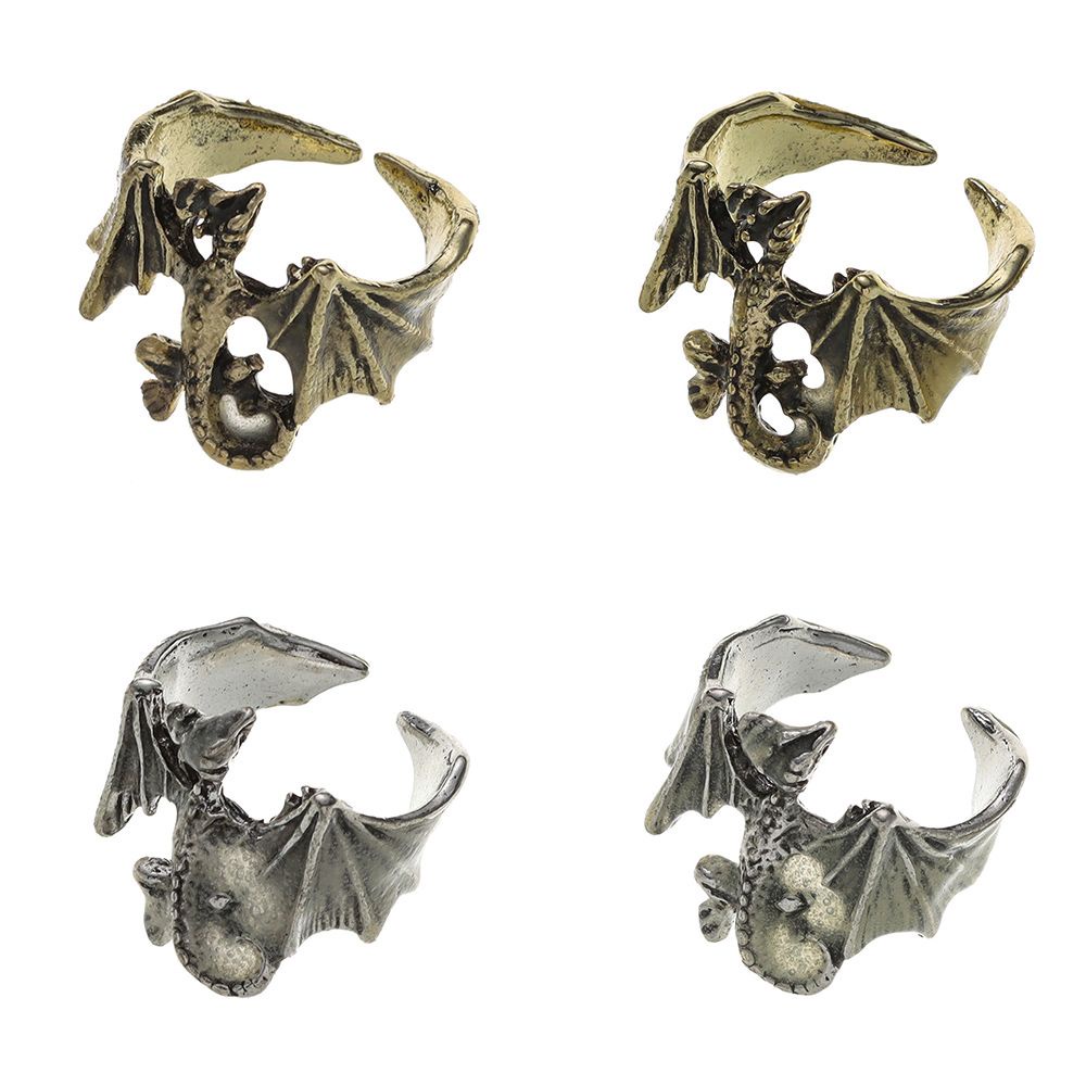 Nhẫn hình rồng dạ quang có thể điều chỉnh kích thước thời trang dành cho nam