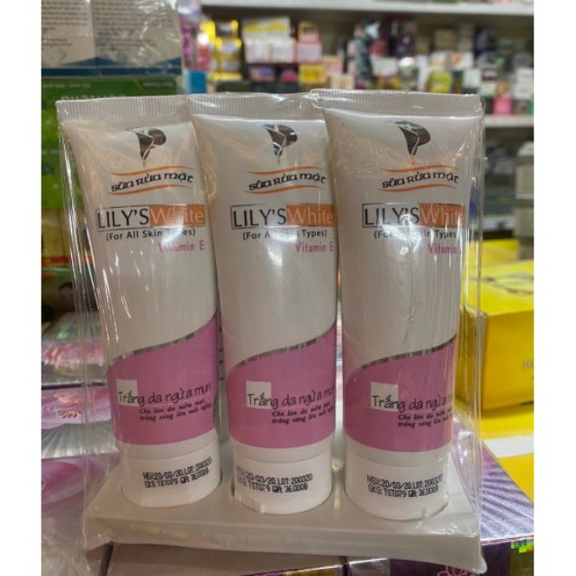 Sữa rửa mặt lyly white 36