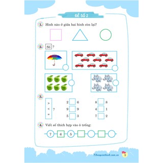 100 Đề Kiểm Tra Toán (Lớp 1, 2, 3, 4, 5)