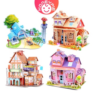Mô Hình Đồ Chơi Lắp Ráp Nhà Giấy Ba Chiều diy Giáo Dục Cho Bé