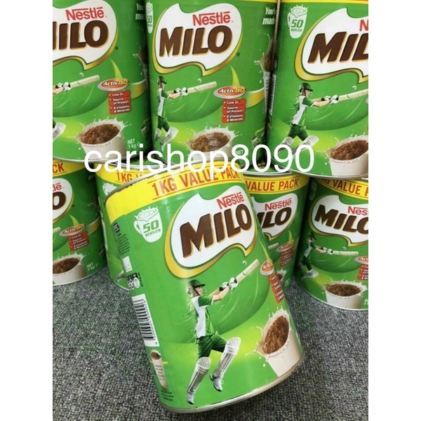 sữa bột milo Úc hộp 1 kí