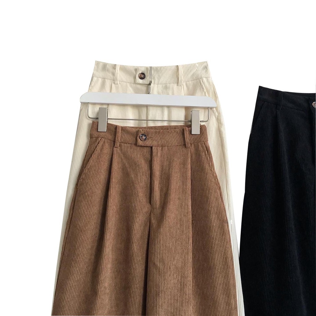 Quần Culottes chất nhung gân siêu xinh | BigBuy360 - bigbuy360.vn