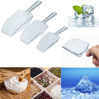 Set 3 Muỗng Xúc Đá / Kẹo Bằng Nhựa Tiện Lợi Muôi xúc đá cỡ trung Dụng cụ xúc đá Đồ dùng tiện ích gia đình Thiết bị máy móc pha chế