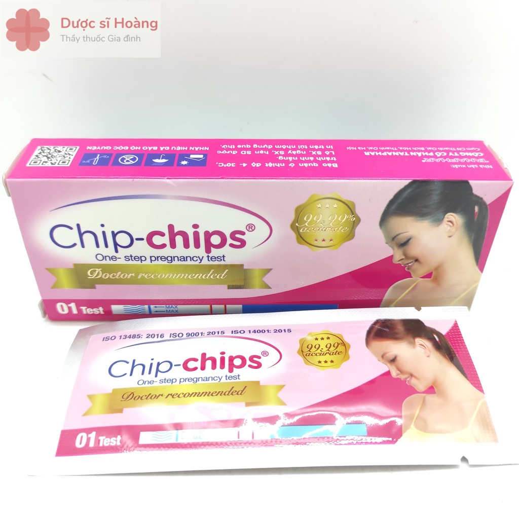 [CHE TÊN]- Chip Chips - Que Test Thử Thai Kết Quả Siêu Nhanh Chính Xác Cao